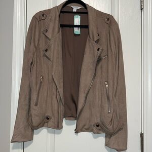 NWT Kendari Faux Suede Jacket